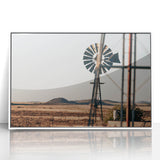 Farmhouse Windmill Wall Art – Rustic Country Style Decor for Home