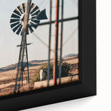 Farmhouse Windmill Wall Art – Rustic Country Style Decor for Home
