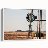 Farmhouse Windmill Wall Art – Rustic Country Style Decor for Home