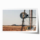 Farmhouse Windmill Wall Art – Rustic Country Style Decor for Home