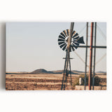 Farmhouse Windmill Wall Art – Rustic Country Style Decor for Home