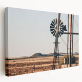 Farmhouse Windmill Wall Art – Rustic Country Style Decor for Home