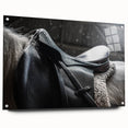 Equestrian Saddle Farmhouse Wall Art – Rustic Western Decor for Home