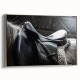 Equestrian Saddle Farmhouse Wall Art – Rustic Western Decor for Home