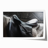 Equestrian Saddle Farmhouse Wall Art – Rustic Western Decor for Home