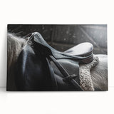 Equestrian Saddle Farmhouse Wall Art – Rustic Western Decor for Home