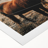 Two Horses Farmhouse Wall Art – Rustic Country Charm for Home Decor