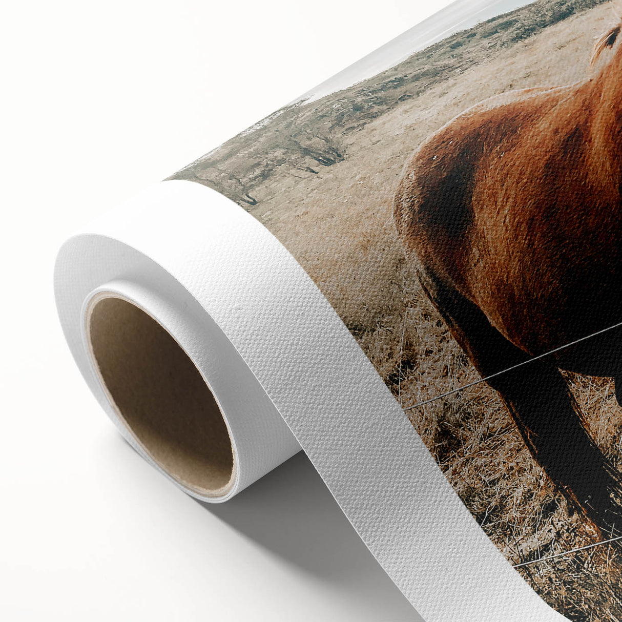 Two Horses Farmhouse Wall Art – Rustic Country Charm for Home Decor