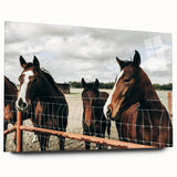 Farmhouse Wall Art: Rustic Charm with Horses - Country Style Decor