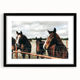 Farmhouse Wall Art: Rustic Charm with Horses - Country Style Decor