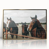 Farmhouse Wall Art: Rustic Charm with Horses - Country Style Decor