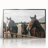 Farmhouse Wall Art: Rustic Charm with Horses - Country Style Decor