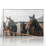 Farmhouse Wall Art: Rustic Charm with Horses - Country Style Decor