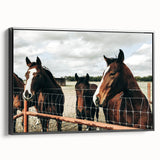 Farmhouse Wall Art: Rustic Charm with Horses - Country Style Decor