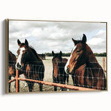 Farmhouse Wall Art: Rustic Charm with Horses - Country Style Decor