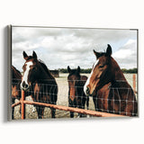 Farmhouse Wall Art: Rustic Charm with Horses - Country Style Decor