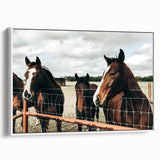 Farmhouse Wall Art: Rustic Charm with Horses - Country Style Decor