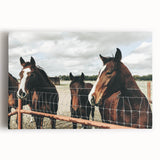 Farmhouse Wall Art: Rustic Charm with Horses - Country Style Decor
