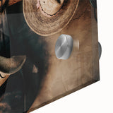 Farmhouse Wall Art: Rustic Cowboy Hats - Country Style Decor