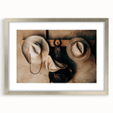 Farmhouse Wall Art: Rustic Cowboy Hats - Country Style Decor