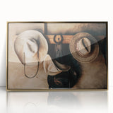 Farmhouse Wall Art: Rustic Cowboy Hats - Country Style Decor