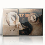 Farmhouse Wall Art: Rustic Cowboy Hats - Country Style Decor