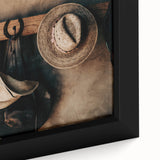 Farmhouse Wall Art: Rustic Cowboy Hats - Country Style Decor