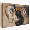Farmhouse Wall Art: Rustic Cowboy Hats - Country Style Decor