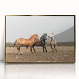 Farmhouse Wall Art: Horses Running Free - Rustic Country Decor