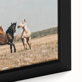 Farmhouse Wall Art: Horses Running Free - Rustic Country Decor