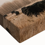 Farmhouse Wall Art: Windmill & Cattle Scene - Rustic Country Decor