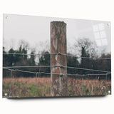 Farmhouse Wall Art: Rustic Fence Post - Country Style Decor