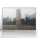 Farmhouse Wall Art: Rustic Fence Post - Country Style Decor