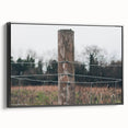 Farmhouse Wall Art: Rustic Fence Post - Country Style Decor