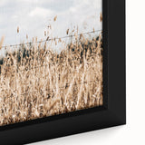 Farmhouse Wall Art: Rustic Fence in Wheat Field - Country Style Decor