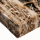 Farmhouse Wall Art: Rustic Fence in Wheat Field - Country Style Decor