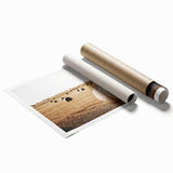 Farmhouse Wall Art: Hay Bales in Field - Rustic Country Decor