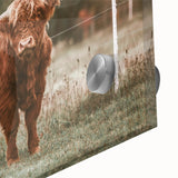 Farmhouse Wall Art: Highland Cow in Field - Rustic Country Decor