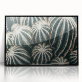Farmhouse Wall Art: Cactus Close-Up - Rustic Desert Country Decor