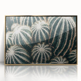 Farmhouse Wall Art: Cactus Close-Up - Rustic Desert Country Decor