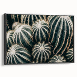 Farmhouse Wall Art: Cactus Close-Up - Rustic Desert Country Decor