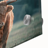 Farmhouse Wall Art: Highland Cow at Sunset - Rustic Country Decor