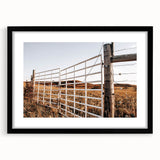 Farmhouse Wall Art: Rustic Gate and Fence - Country Style Decor