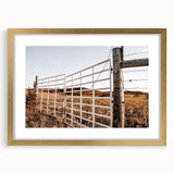 Farmhouse Wall Art: Rustic Gate and Fence - Country Style Decor