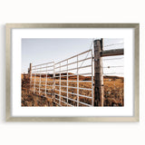 Farmhouse Wall Art: Rustic Gate and Fence - Country Style Decor