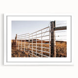 Farmhouse Wall Art: Rustic Gate and Fence - Country Style Decor