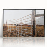 Farmhouse Wall Art: Rustic Gate and Fence - Country Style Decor