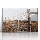 Farmhouse Wall Art: Rustic Gate and Fence - Country Style Decor