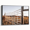 Farmhouse Wall Art: Rustic Gate and Fence - Country Style Decor