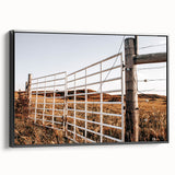 Farmhouse Wall Art: Rustic Gate and Fence - Country Style Decor